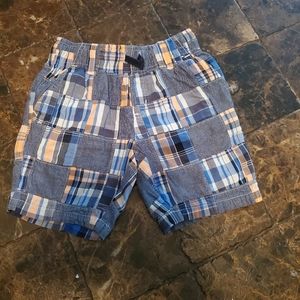 5/25 Gymboree S Plaid Drawstring Shorts